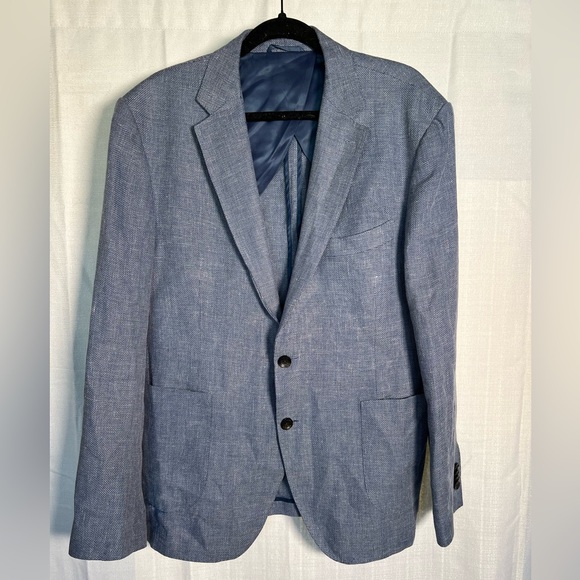 Road & Gunn Sports Fit Linen‎ and Wool Jacket- XL
